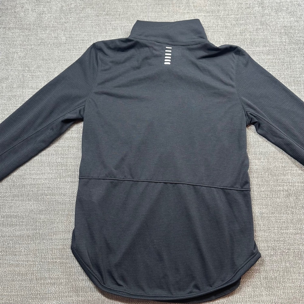 Under Armour Quarter Zip Women XS Black NEW HeatGear Running Pullover Fitted - Picture 2 of 9